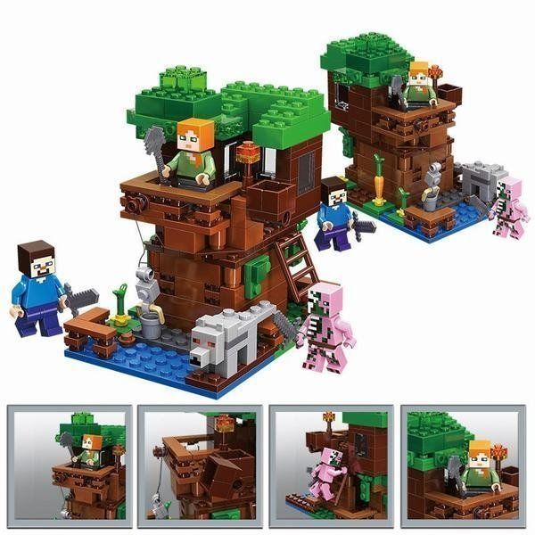 LEGO レゴ マインクラフト マイクラ 風 ブロック 互換 ジャングル密林