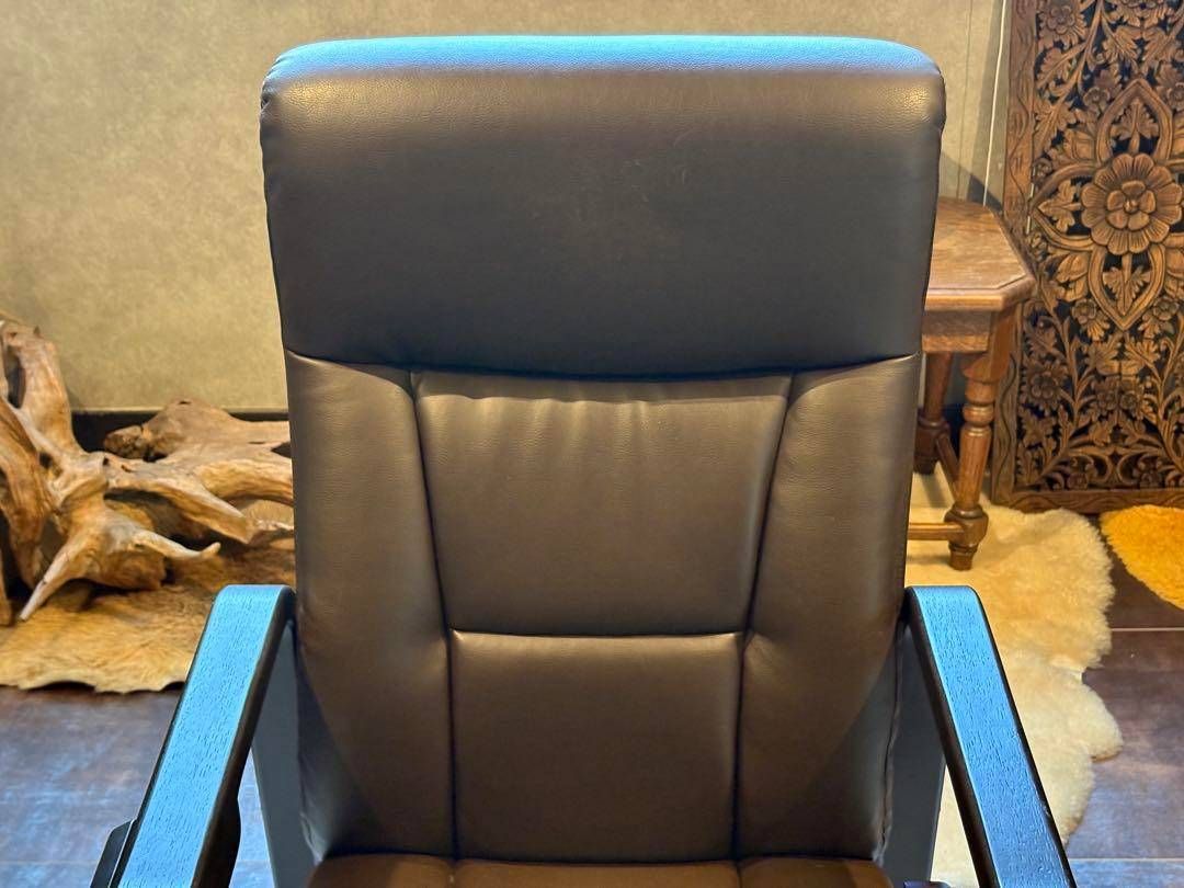 希少 フジファニチア FUJIFUNITURE リクライニングソファ nz