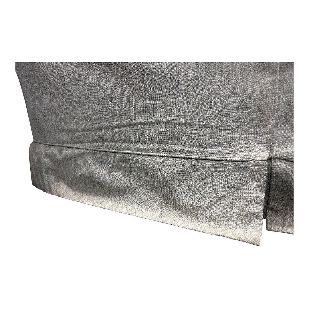 貴重ローラアシュレイ1990年代頃購入コンソールアイアンブラック 80sヴィンテージ】ローラアシュレイ/ベロア切り替えフレアロング