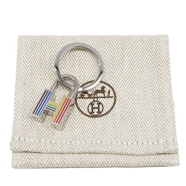 【個性的】HERMES カデナス クイズ レインボー キーホルダー g-230925-65-1w.jpg