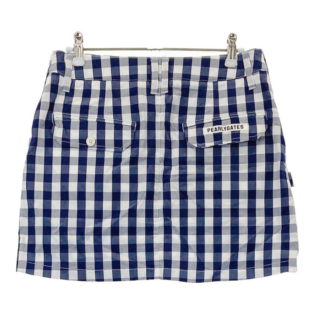 サイズ：0 PEARLY GATES パーリーゲイツ ロゴ刺繍入り ストレッチ