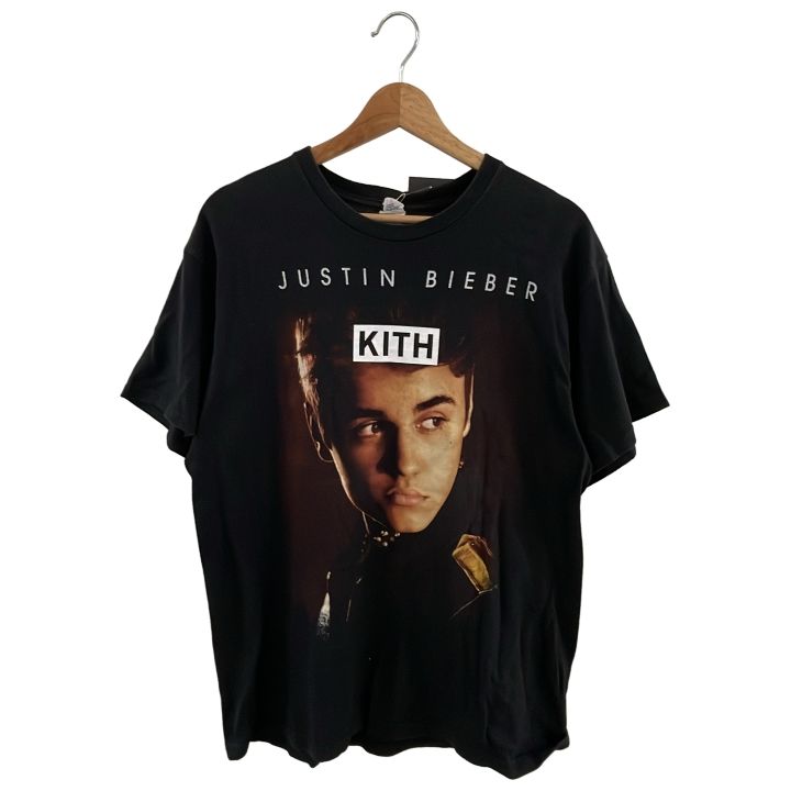 KITH キス ジャスティンビーバー Tシャツ メンズ ブラック L