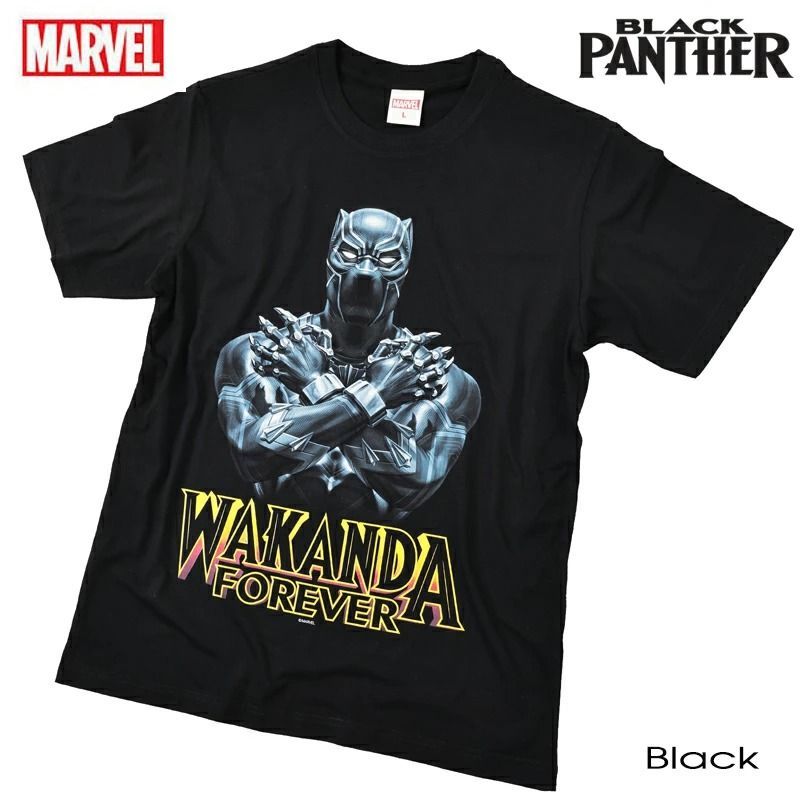 MARVEL マーベル Tシャツ ブラックパンサー BLACK PANTHER ワカンダ