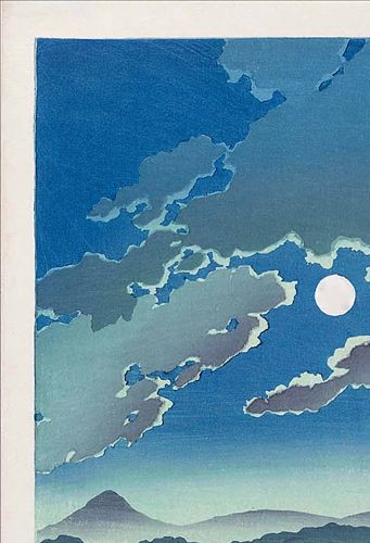 川瀬巴水 狩勝峠 大サイズ 複製 ポスター 版画 新版画 風景画 日本画