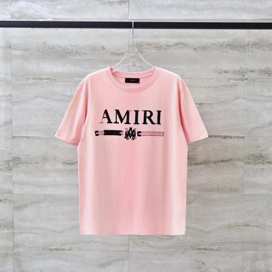 柔らかい快適 【AMIRI★アミリ】胸ロゴ  コットンＴシャツ ユニセックス