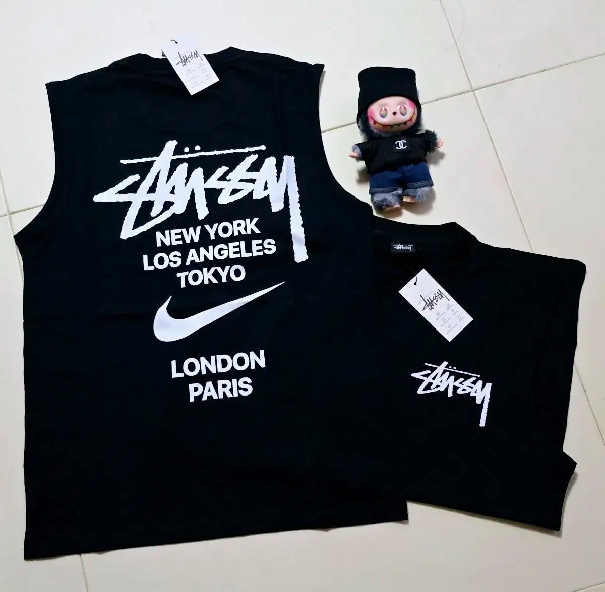 STUSSY(ステューシー) Nike(ナイキ） コラボ 黒 Tシャツ