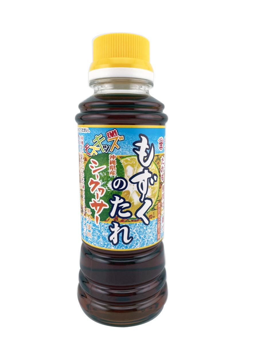 30本セット もずくのたれ シークヮーサー果汁入り 220ml マルキン海産 モズキッズ さっぱりマイルドな酸味 モズクのタレ