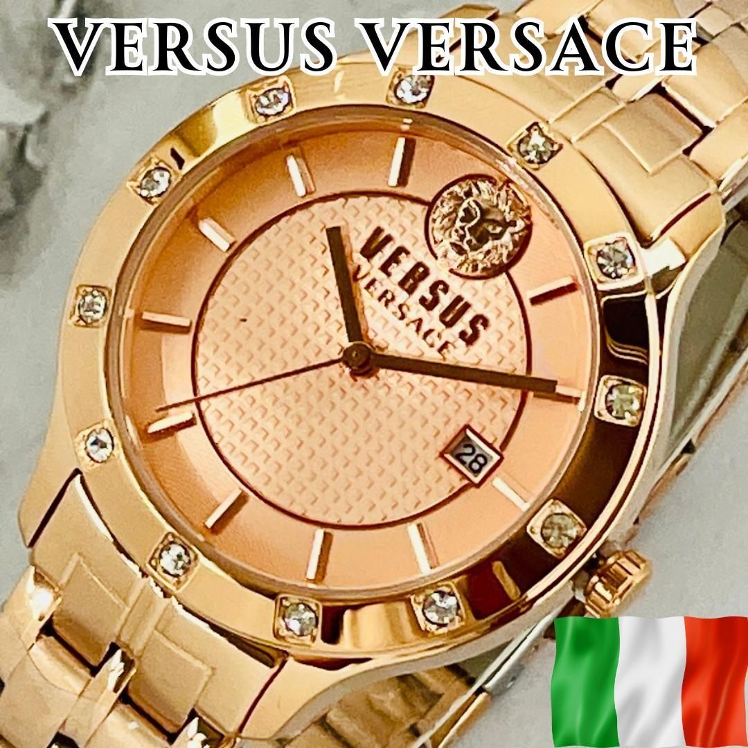 腕時計レディース新品ヴェルサスVERSUSゴールドVSP460418ヴェルサーチ 