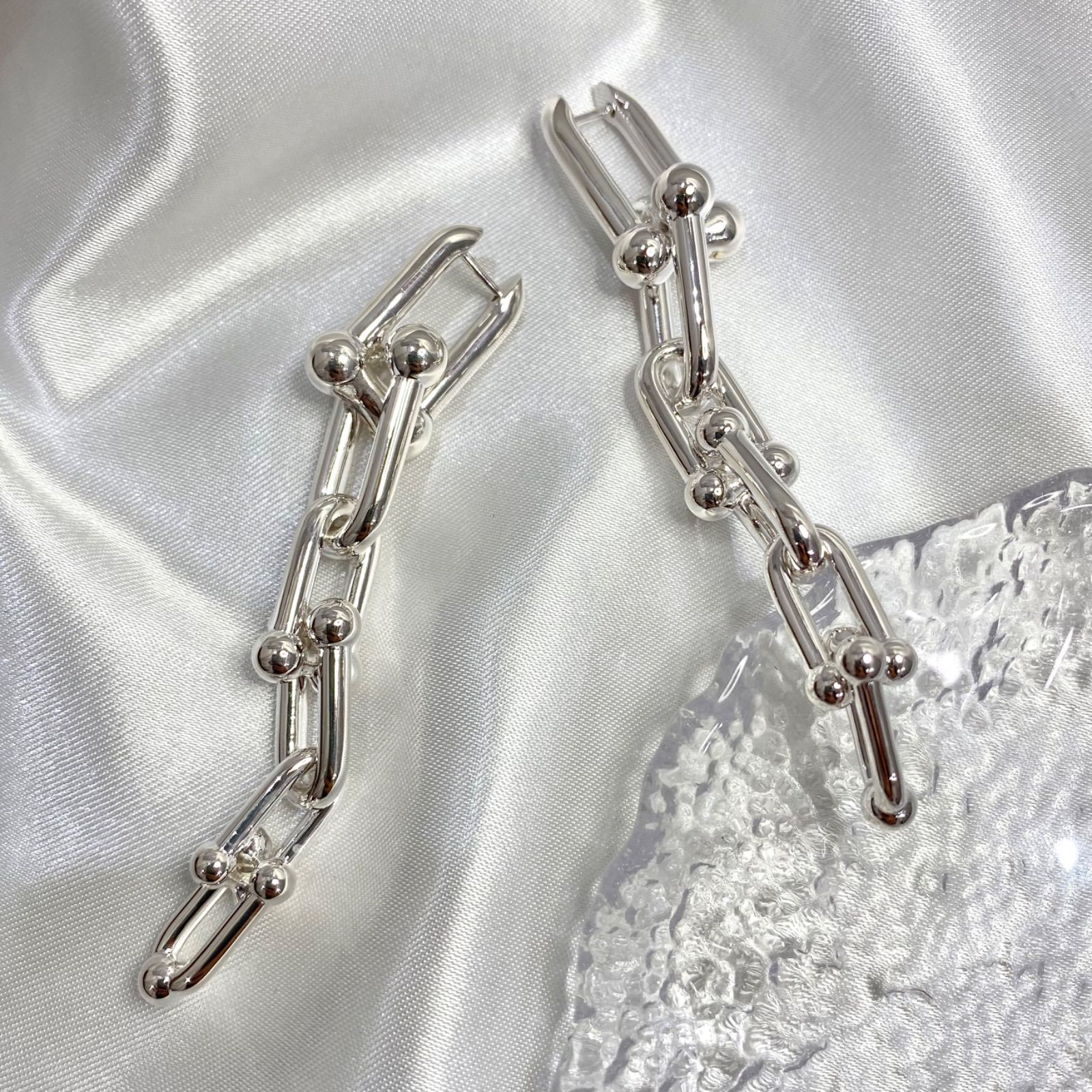 未使用 Tiffany&Co. ティファニー リンク チェーン シルバー 未使用 Tiffany&Co. ティファニー リンク チェーン シルバー