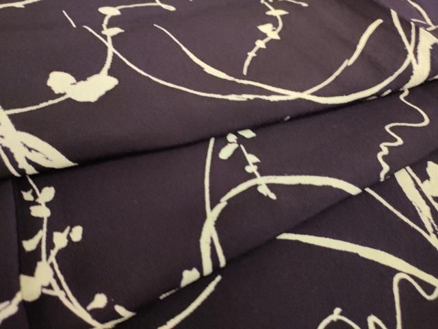 平和屋着物▽上質な小紋　単衣　抽象柄　正絹　逸品　DAAS0275az 平和屋着物▽上質な小紋 単衣 抽象柄 正絹 逸品 DAAS0275az