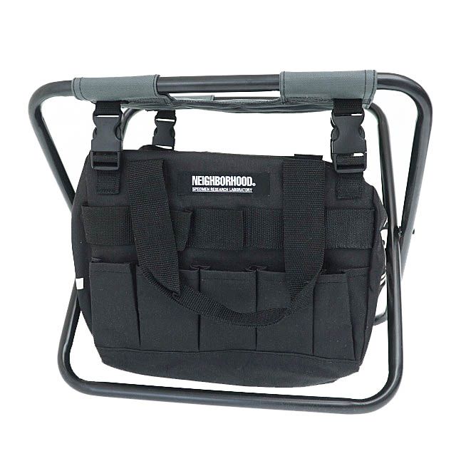 ネイバーフッド NEIGHBORHOOD SRL 22AW FOLDING STOOL BAG.SP フォールディング スツール バッグ 折りたたみ  チェア 222MYNH-AC10 黒 灰 ブラック グレー ブランド古着ベクトル 中古 ○△ 240705 - メルカリ