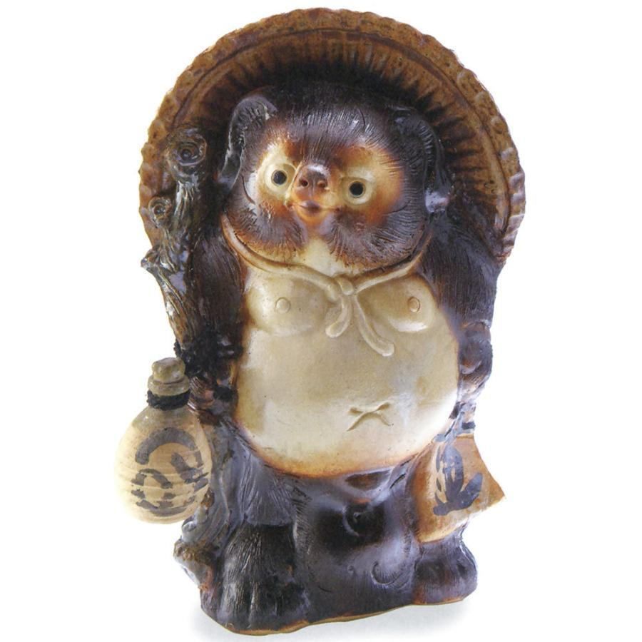信楽焼 陶器 置物 狸 】 ひねり狸 20号 新品 （信楽焼・陶器・狸