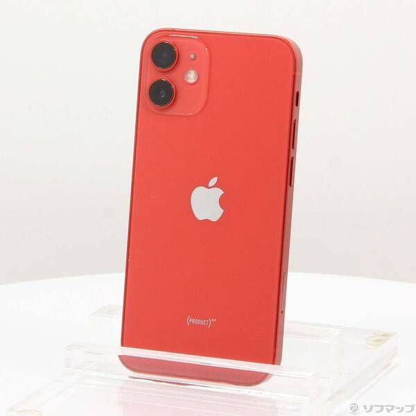中古品〕 iPhone12 mini 256GB プロダクトレッド MGDU3J／A SIMフリー