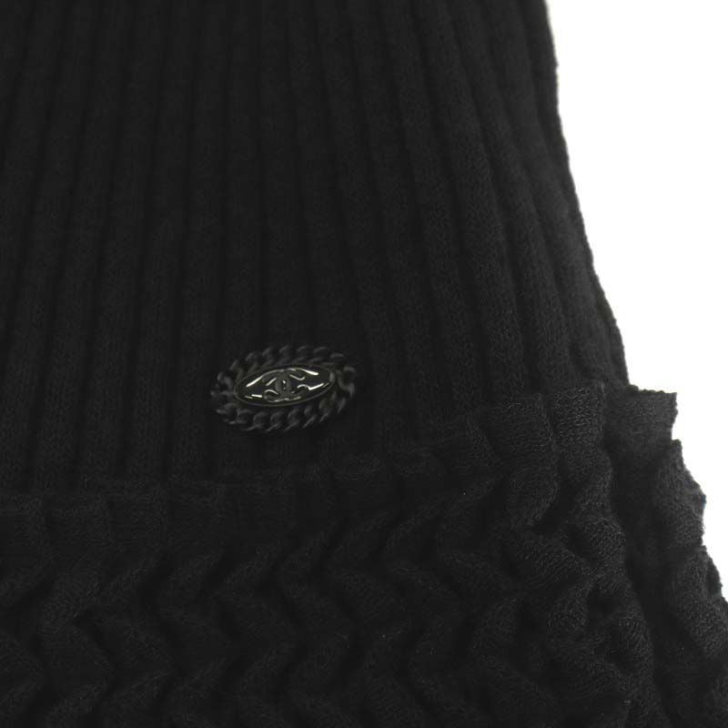シャネル CHANEL ココマーク タートルネックニットワンピース