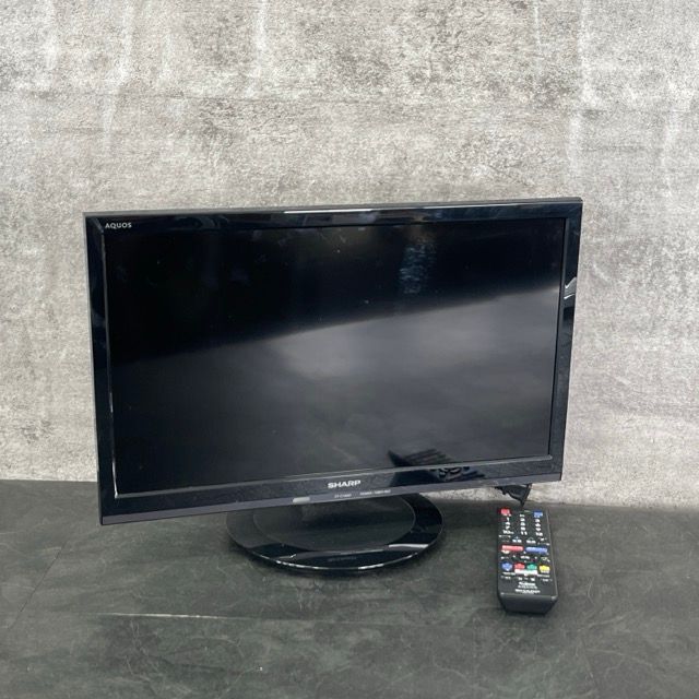 19インチ 液晶 テレビ SHARP 2T-C19AD 2020年製 ブラック リモコン付き 514420
