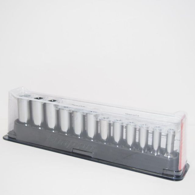 Snap-on スナップオン 3 8SQ ディープソケットセット 6角 212SFSMY ハンドツール 手作業工具 ∴WK1958