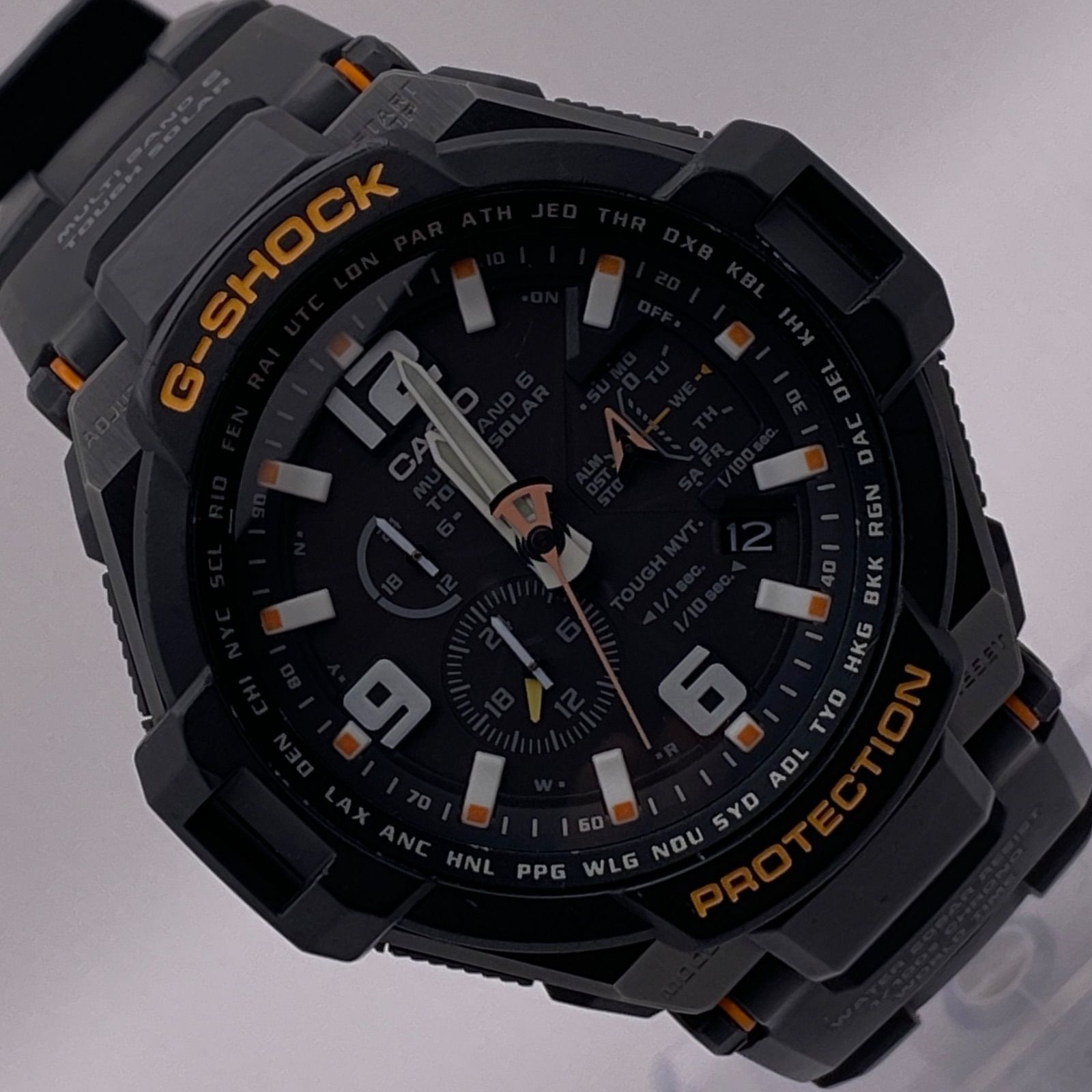 T379）良品 稼動品 CASIO カシオ 電波ソーラー G-SHOCK Master of G 