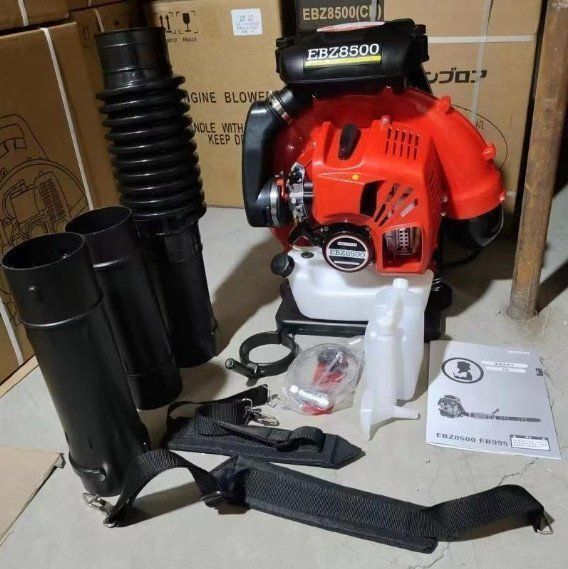 高品質 エンジンブロワー 背負い式 最強75.6cc 2サイクル ガソリンエンジンブロワー 落ち葉掃除機 ハイパワー ブロア 枯葉 消火器 送風機 除雪機