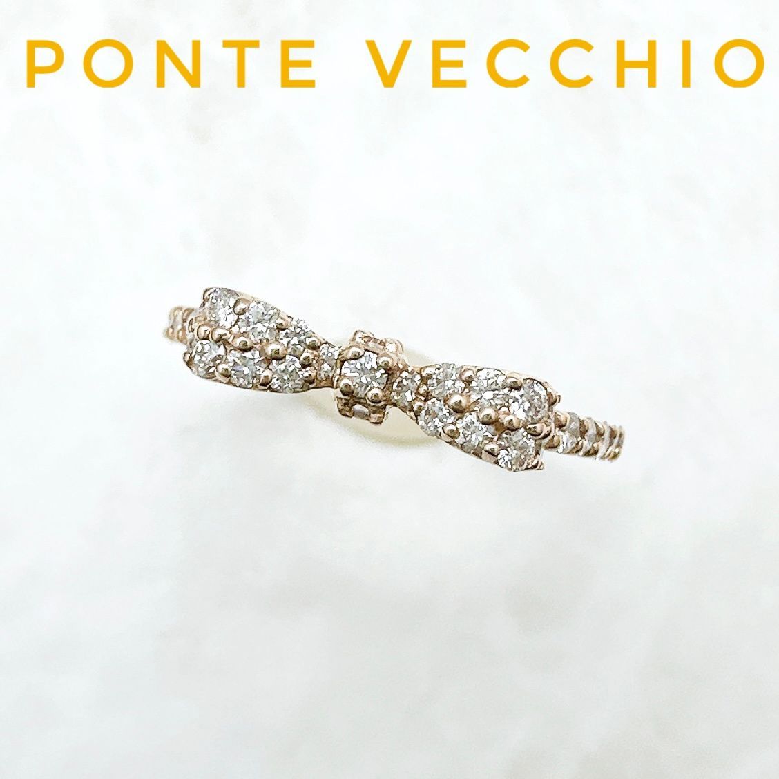 新品登場 新品、未使用 美品?Ponte Vecchio ダイヤモンド リボン ...