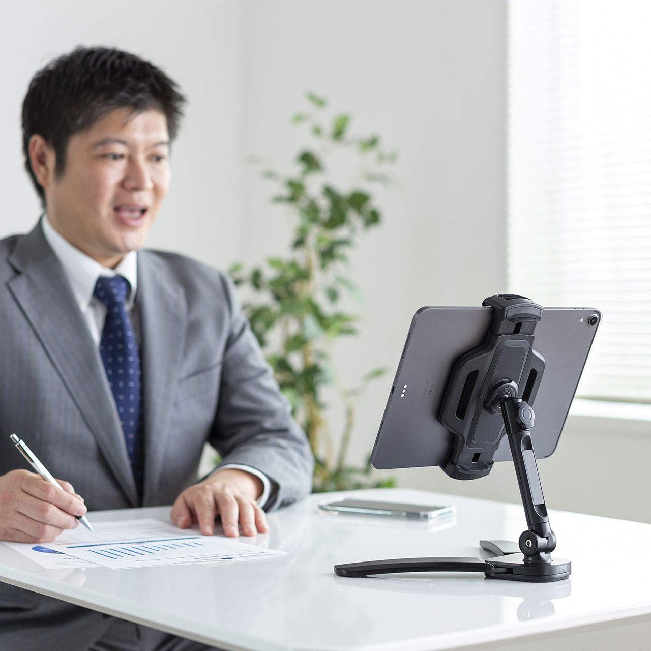 サンワサプライ Sanwa Supply タブレット用アームスタンド PDA-STN37BK WWW_MEBLE-SODAR_PL
