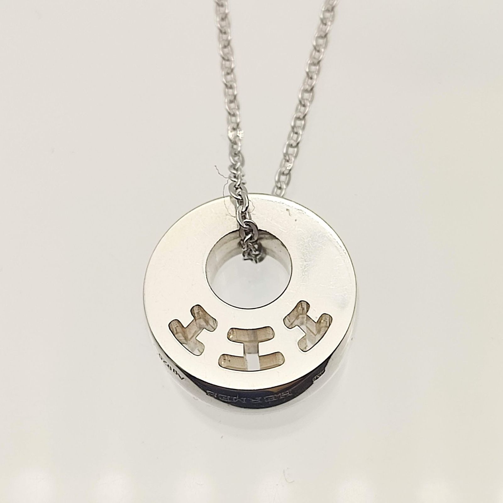 美品】HERMES エルメス クラルテ サークル ネックレス シルバー925