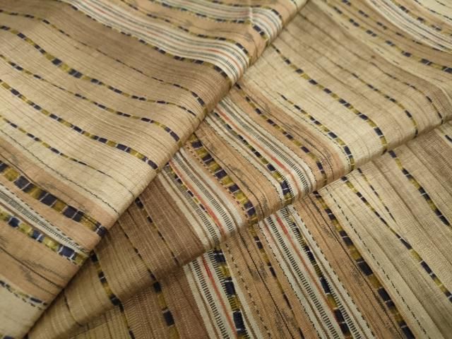 平和屋着物○上質な紬 絞り 正絹 逸品 AAAW9186zg