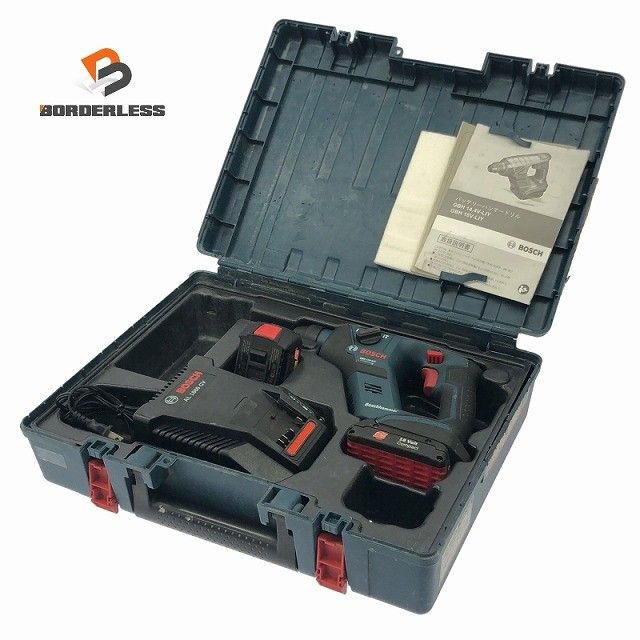 品 BOSCH ボッシュ 18V コードレスハンマドリル GBH18V-LIY 本体 バッテリー2個 1.5Ah 充電器 ケース 116833