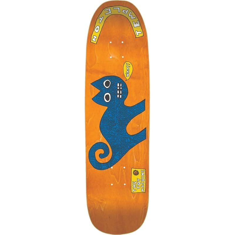 TOY MACHINE(トイマシーン) スケートボード クルーザー デッキ TEMPLETON CAT ORANGE (8.75 x 32.61) スケボー