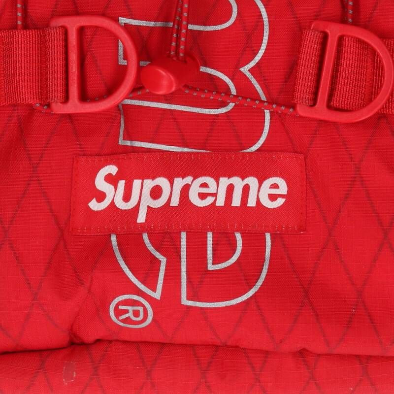 □極美品□Supreme 18AW Backpack ボックスロゴ ナイロン