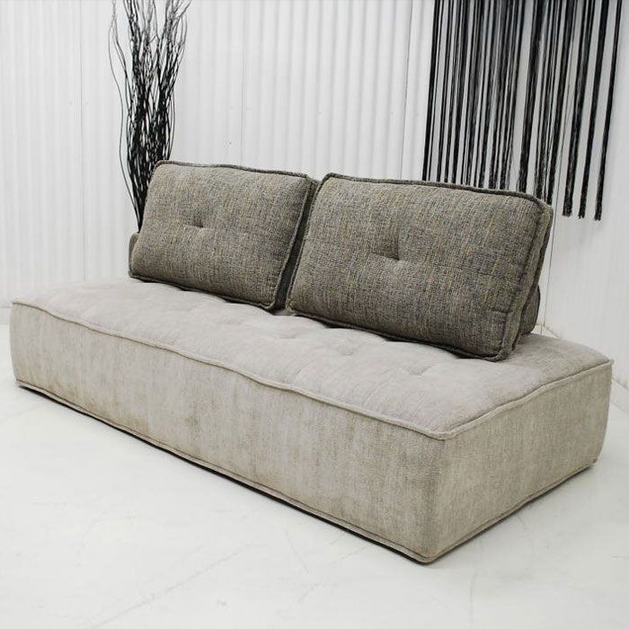 アウトレット 現品限り 一部 大 アイランドソファー ロータイプ システムソファー ベッド ベージュ系