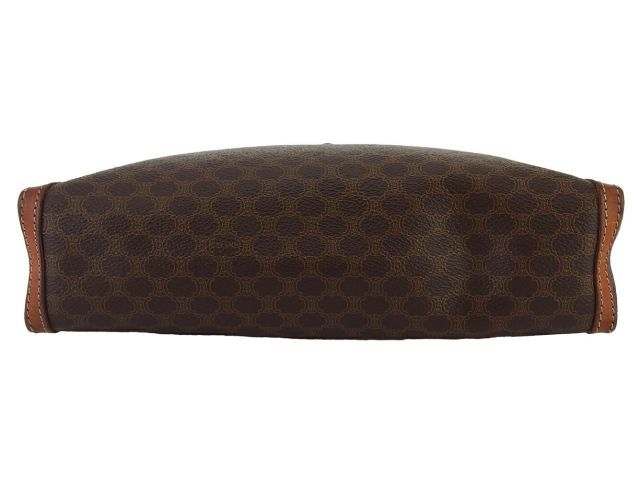 CELINE マカダム クラッチ レザーバック CELINE - セリーヌ マカダム クラッチバッグ PVC/レザー