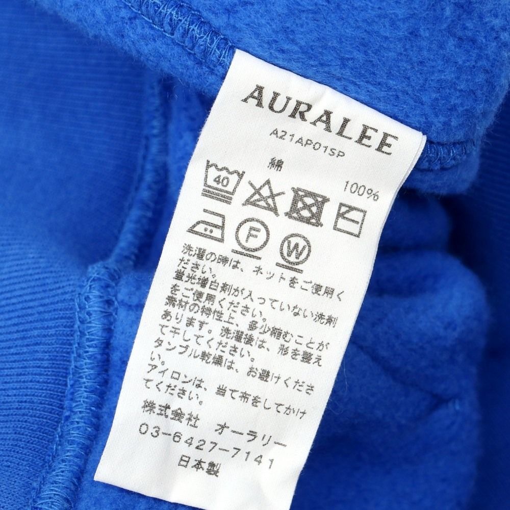 新規入荷【美品】AURALEE オーラリー プルオーバーパーカー サイズ3 ユニセックス トップス