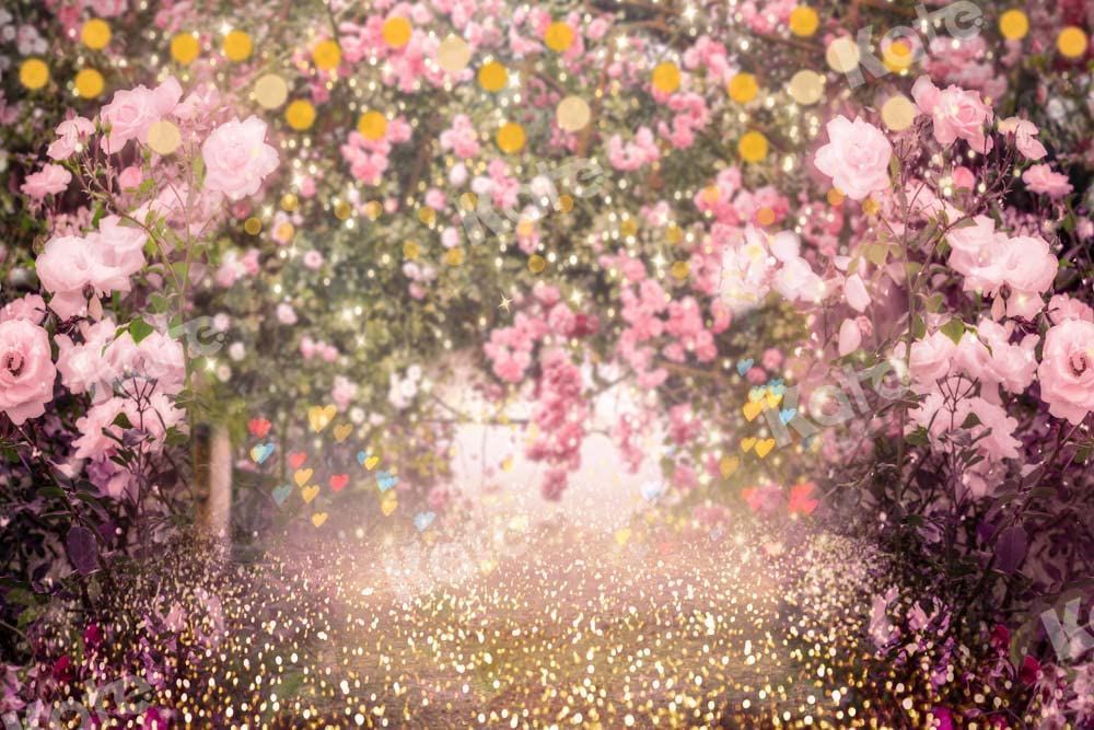 お早めに 2.2X1.5mピンク桜撮影背景幻の花フォトスタジオの背景結婚式のスタジオの背景