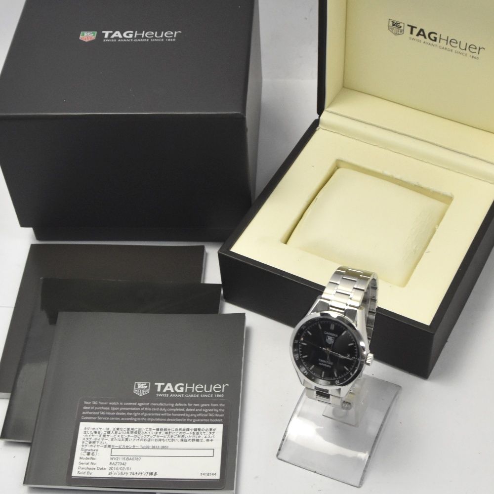 タグホイヤー TAG HEUER WV2115.BA0787 カレラ ツインタイム 自動巻き