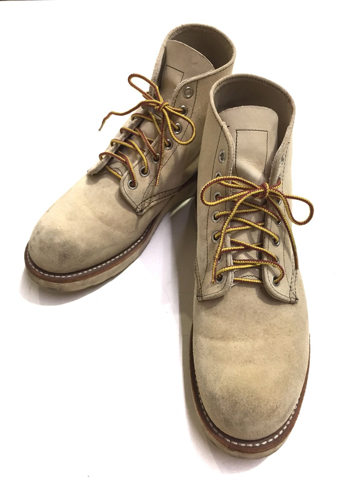 べいべい レッドウィング 8167 US8 Dワイズ REDWING 6inch PLAIN TOE TAN
