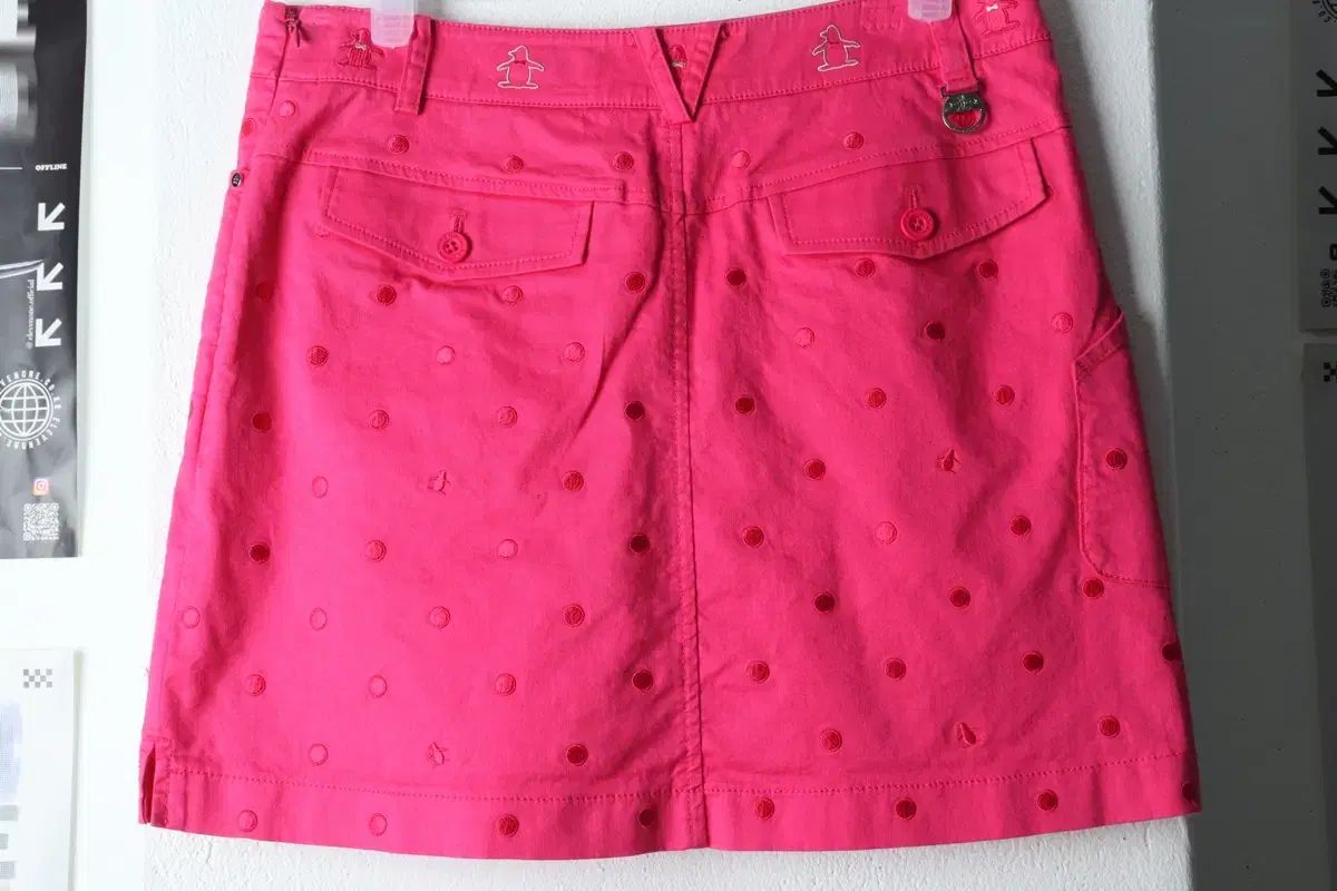 W （ S ） MUNSINGWEAR(マンシングウェア) スカート ゴルフ ドット柄