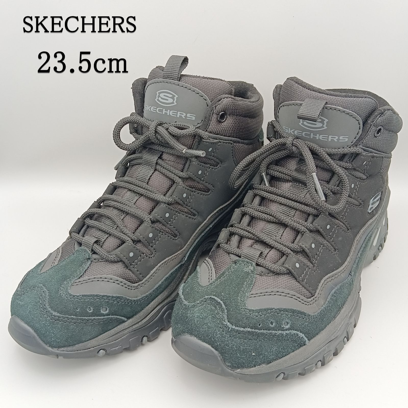 SKECHERS スケッチャーズ ハイカットスニーカー 厚底 23.5cm