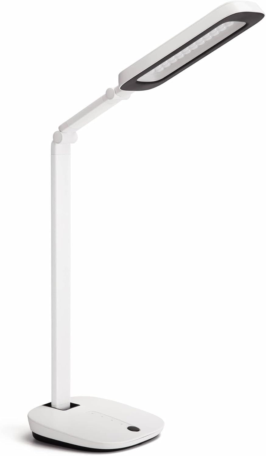 Philips フィリップス デスクライト LED 明るさ重視モデル - スタンドライト コンセント付き 4段階調光 目に優しい 明るい 800lm 4000k 高演色 Ra80 角度調整 オフィス デスク 学習 読書 卓上 省スペース アームライト