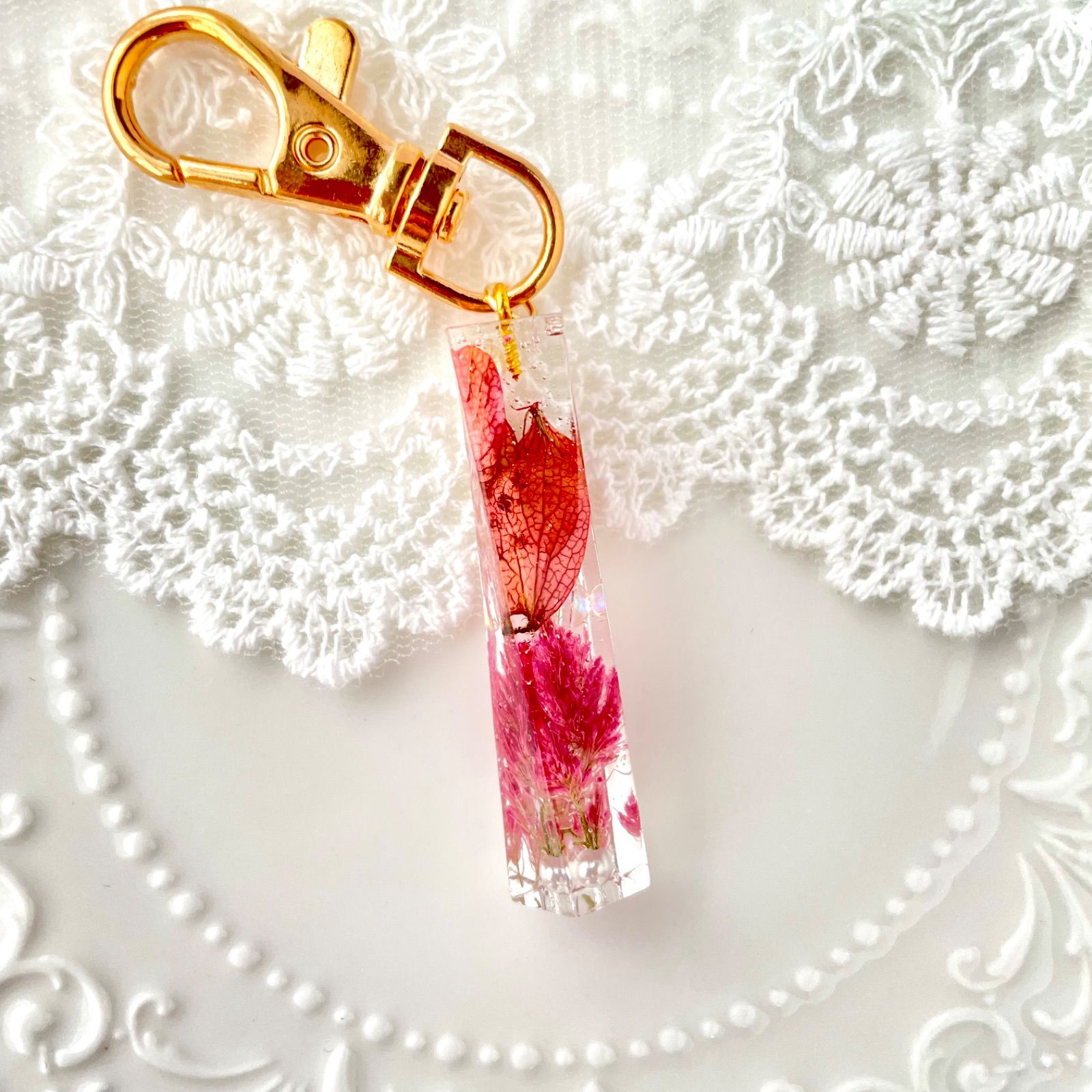 ⭕️ご確認用 バックチャーム キーホルダー 【淡水水槽】 レジン.ハー 