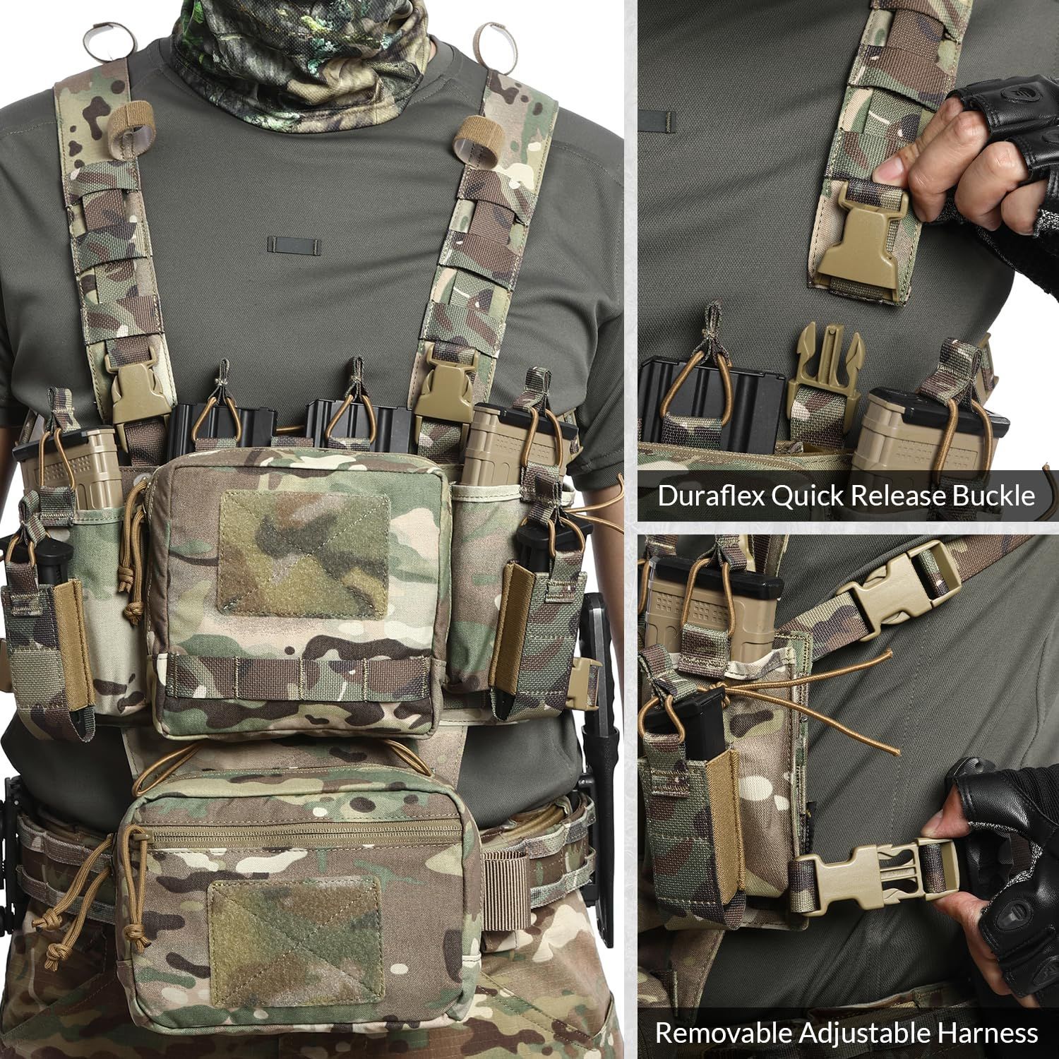 人気 [VOTAGOO GEAR] 戦闘チェストリグタクティカルチェスト