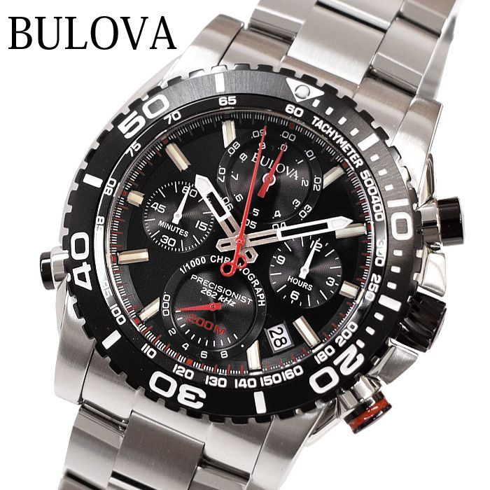 新品 送料無料 ブローバ BULOVA メンズウォッチ 98B212 腕時計 時計 プレシジョニスト クロノグラフ メンズ 男性 - メルカリ