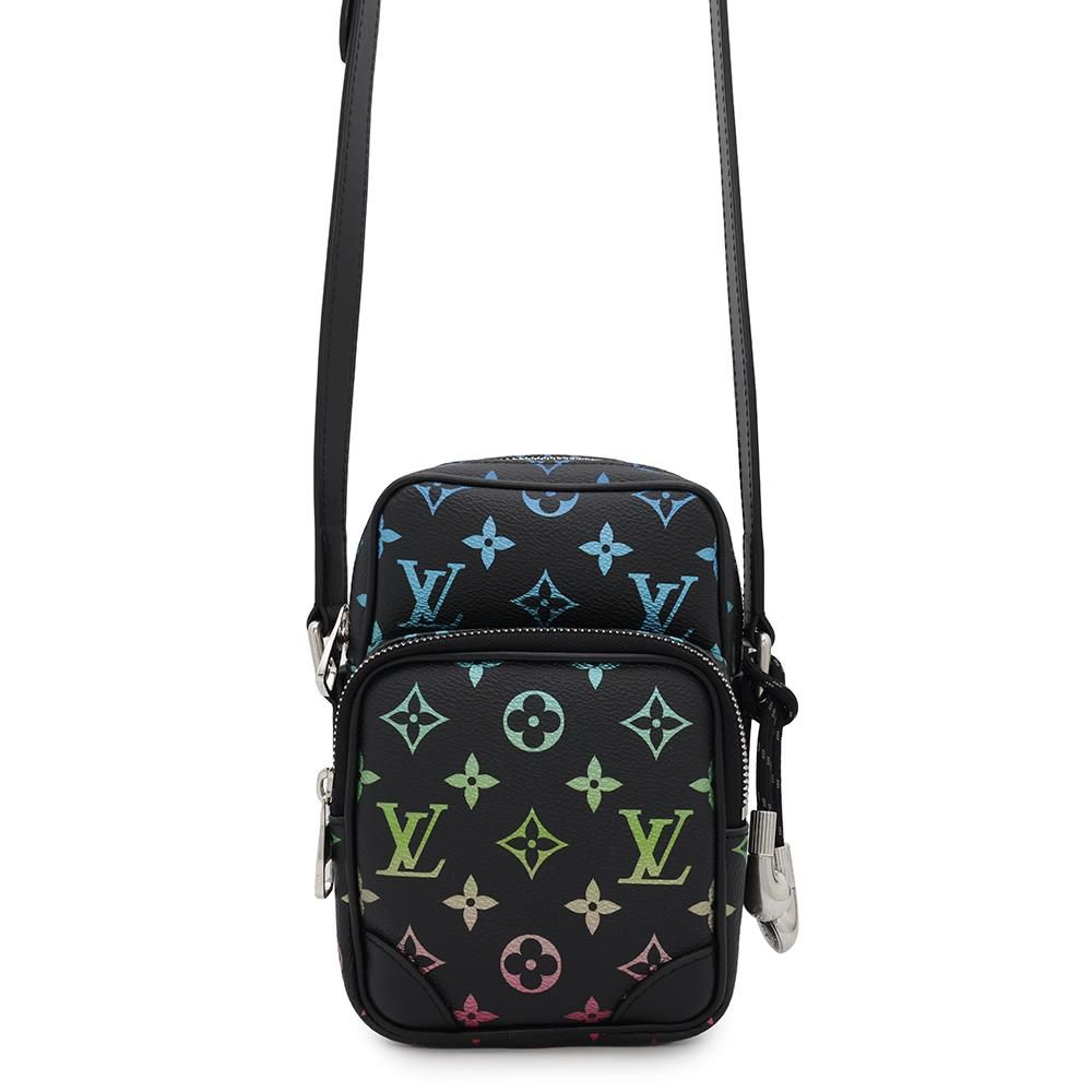 ルイヴィトン ショルダーバッグ モノグラム イリデッセント アマゾン NM M13898 LOUIS VUITTON 黒