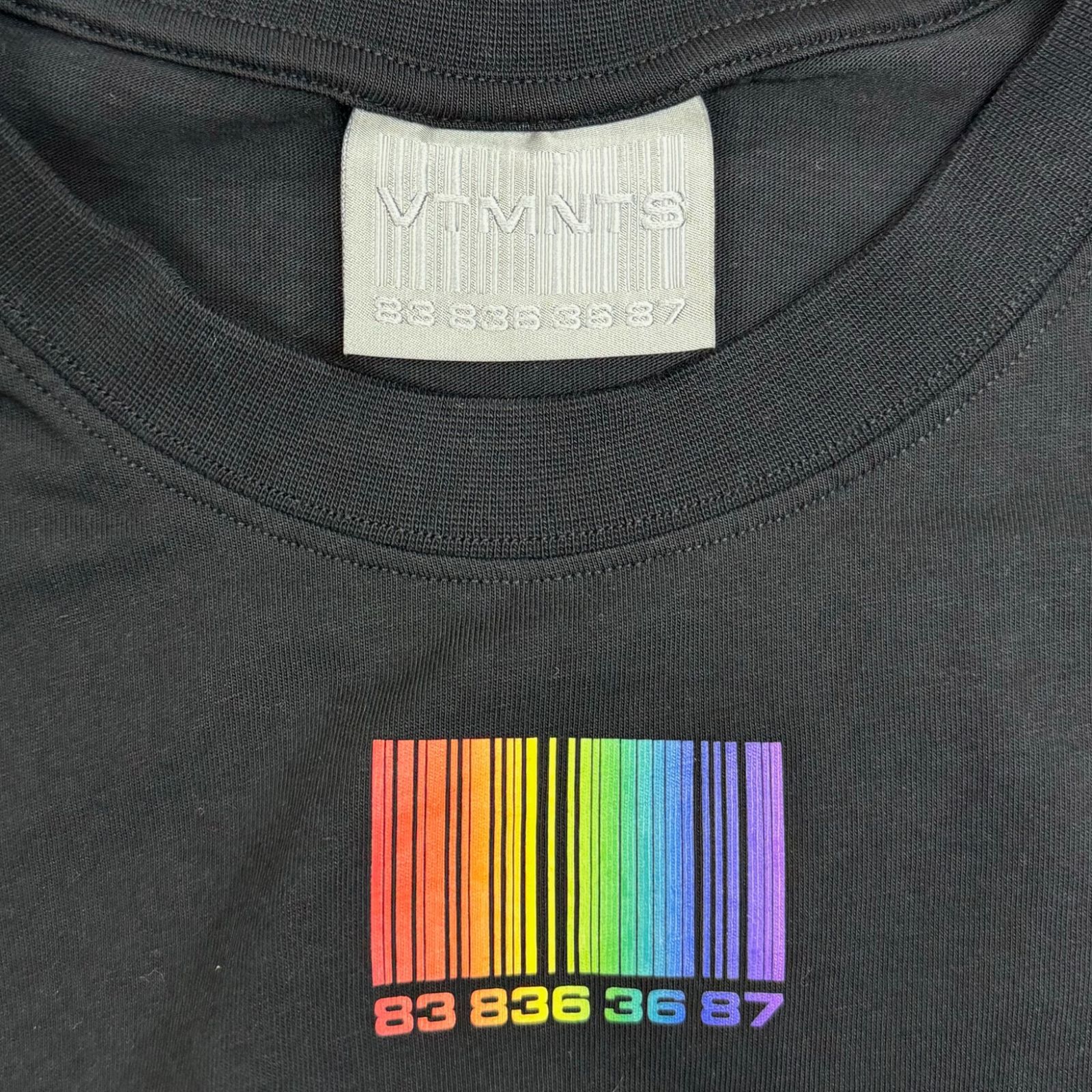 VTMNTS 22SS RAINBOW BARCODE T-SHIRT レインボーバーコードTシャツ