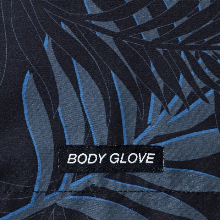 【風景 グレー 9658802】 水着 メンズ 大人 高校生 中学生 男子 サーフパンツ ロング丈 BODY GLOVE ボディグローブ S M L LL 大きいサイズ ゆったり おしゃれ 男の子 ジュニア 海パン ブランド ハーフ