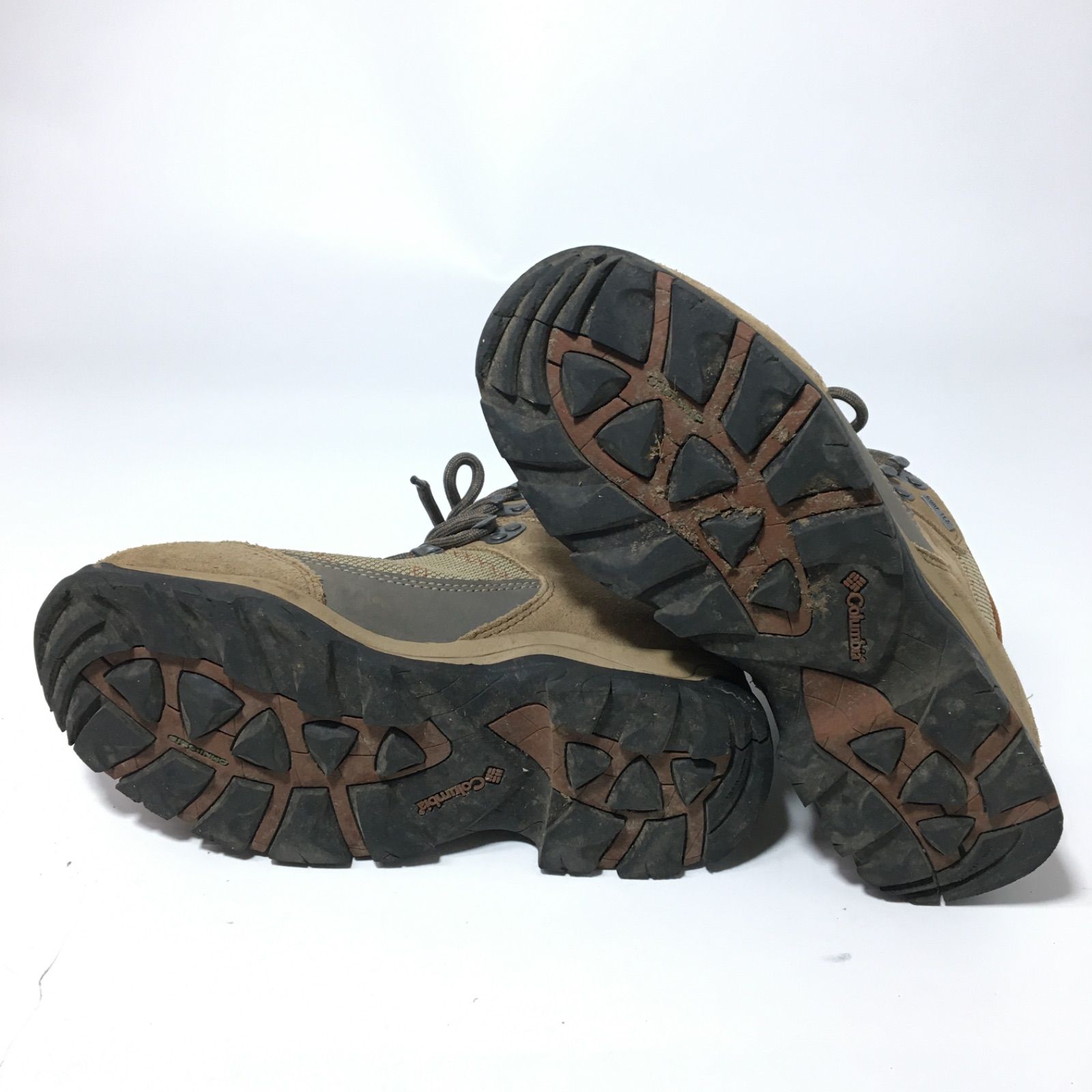 良品 Columbia 防水GORE-TEX 本革トレッキングブーツ US8 焦げ茶