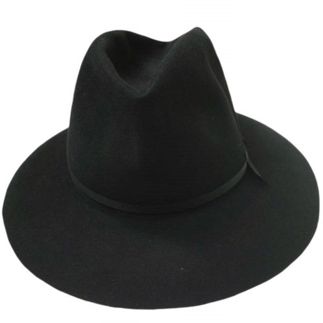 THE FAT HATTER ブラックハット 専用ボックス付き THE FAT HATTER ザ ファットハッター 日本製 JOHNNY - LOW CROWN