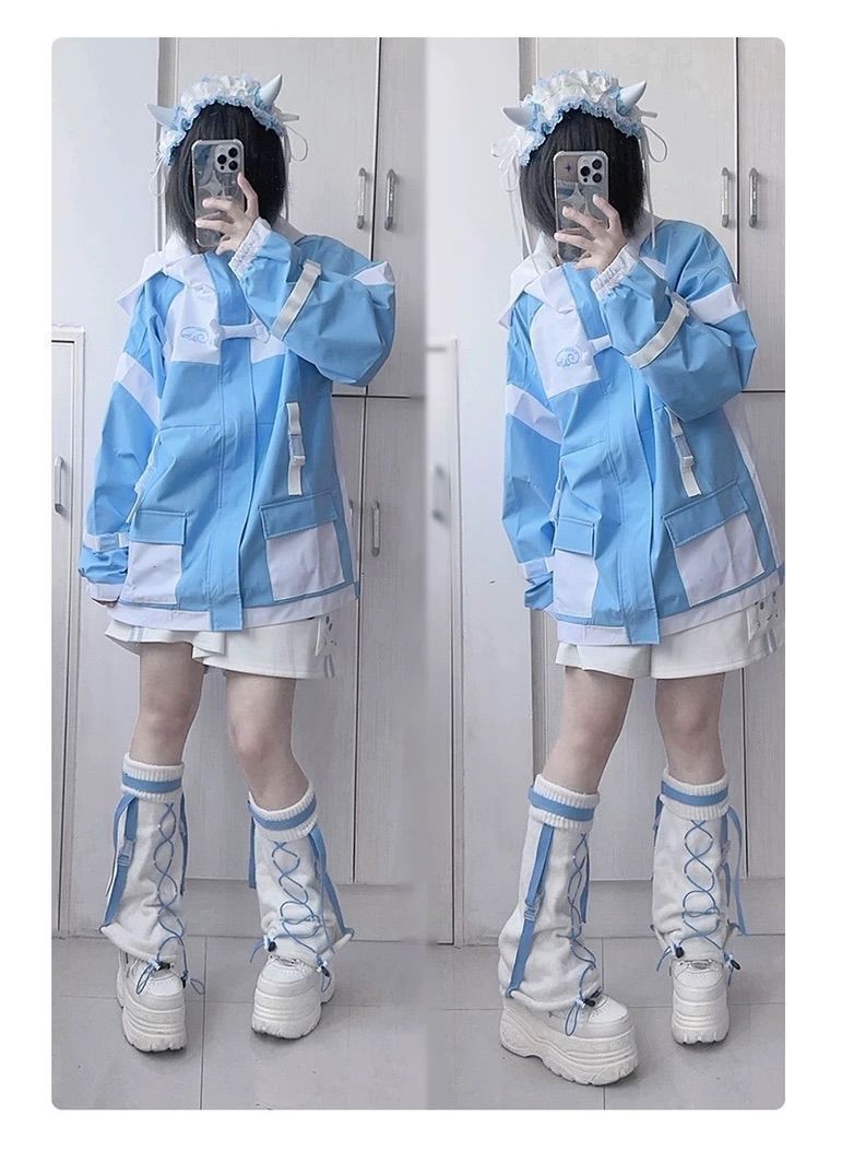 スポーティー ユニセックス サイバー 天使界隈 サブカル 服 オーバーサイズ 大きめ ゆったり 原宿 渋谷 10代 ファッション 人気