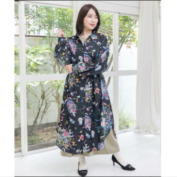 BACK OPEN PEARL VELOUR DRESS（ドレス）｜Ameri（アメリ）の