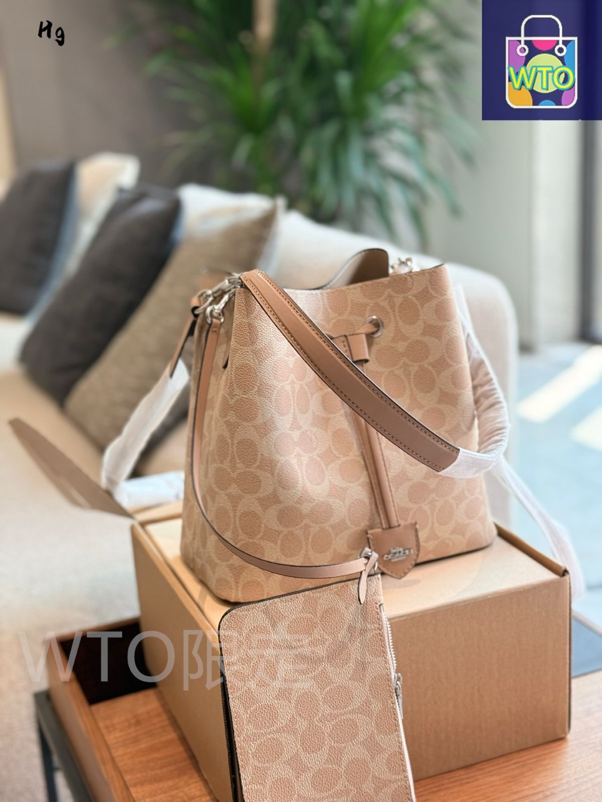 コーチ ローワン バケットバッグ