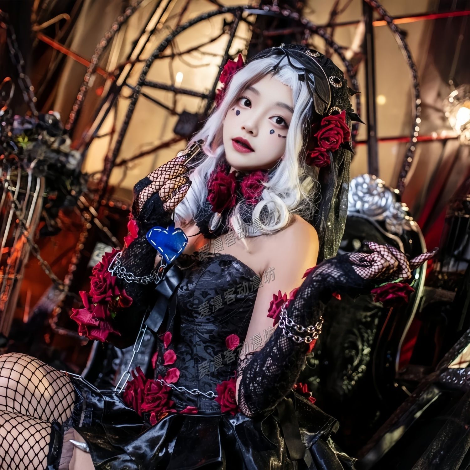 第五人格 心理学者 エダ メスマー オリジナルデザイン 魔女の夜コスプレ衣装 長夜スタイル 豪華フルセット レディース コスプレドレス イベント&舞台用 コスプレ 高品質 アニメキャラクタ